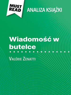 cover image of Wiadomość w butelce książka Valérie Zenatti (Analiza książki)